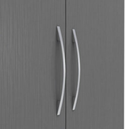 Seconique Nevada 6 Door 2 Drawer Mirrored Wardrobe In 3D Effect Grey Finish - thumbnail 3