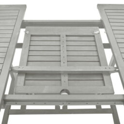 Berkfield Garden Table Grey 200X100X75 Cm Solid Acacia Wood - thumbnail 6