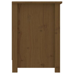 Berkfield Tv Cabinet Honey Brown 103X36.5X52 Cm Solid Wood Pine - thumbnail 5