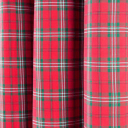 Homescapes Edward Tartan Check Ready Made Eyelet Curtain Pair, 117 X 137 Cm Drop - thumbnail 3