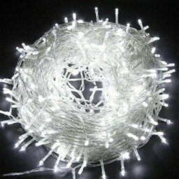 1000 Led Cool White Christmas String Lights Indoor Bedroom, String Lights Outdoor Clear Wire, String Lights