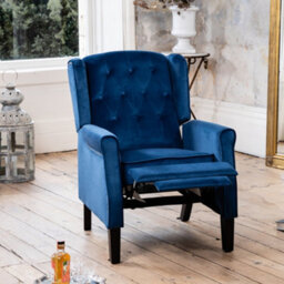 Annapoli Recliner Armchair - Dark Blue - thumbnail 5