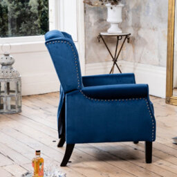 Annapoli Recliner Armchair - Dark Blue - thumbnail 7