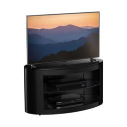"Avf Affinity Buckingham 80Cm Oval Tv Stand, For Tvs Up To 40"" - Black" - thumbnail 4