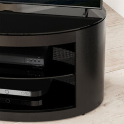 "Avf Affinity Buckingham 80Cm Oval Tv Stand, For Tvs Up To 40"" - Black" - thumbnail 6