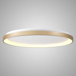 Luminosa Lighting Luminosa Niseko Ring Ceiling 90Cm 78W Led, 3000K, 6200Lm, Gold, 3Yrs Warranty - thumbnail 2