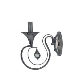 Indoor Vintage Candle Light Wall Sconce Chrome Metal  Swan Neck Wall Lighting