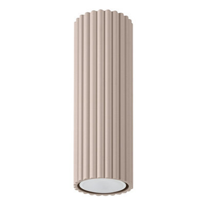 Luminosa Lighting Luminosa Karbon 20Cm Surface Mounted Downlight Taupe 1X Gu10 - image 1