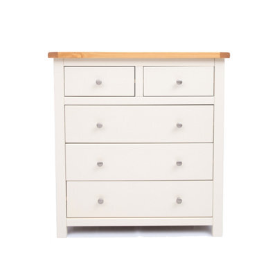 Cabinet Bits Maggiori 5 Drawer Chest Of Drawers Chrome Knob - image 1