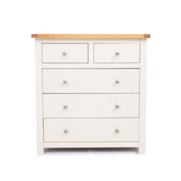 Cabinet Bits Maggiori 5 Drawer Chest Of Drawers Chrome Knob - thumbnail 1