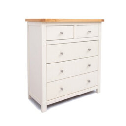 Cabinet Bits Maggiori 5 Drawer Chest Of Drawers Chrome Knob - thumbnail 2