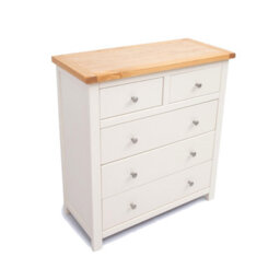 Cabinet Bits Maggiori 5 Drawer Chest Of Drawers Chrome Knob - thumbnail 3