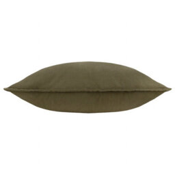 Yard Slub Cotton Polyester Filled Cushion, Lichen Green, 50 X 50Cm - thumbnail 3