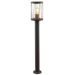 CGC Lighting Cgc Dark Grey Diagonal Pattern Tall Post Pathway Light - thumbnail 2
