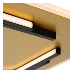 Lucide Andreas - Flush Ceiling Light - Led - 1X30W 2700K - Matt Gold / Brass - thumbnail 6