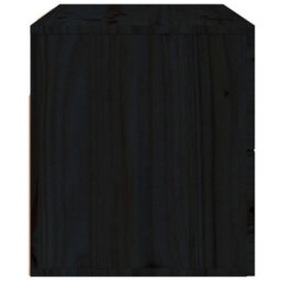 Berkfield Wall-Mounted Bedside Cabinets 2 Pcs Black 50X36X40 Cm - thumbnail 7