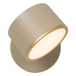 Lucide Gian Wall Light - Led Dim. 2700K - Taupe - thumbnail 5