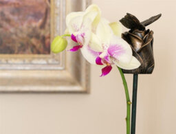 Jardinopia Butterfly On Rose Cane Or Stake Topper - L5 X W4 X H8 Cm - thumbnail 5