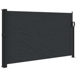 Walplus Retractable Side Awning Garden Sun Shade Canopy Gazebo For Back Door, Porch, Patio Black 117X300 Cm - thumbnail 2