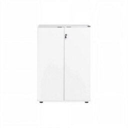 Fwstyle 2 Door Lockable Office Storage Cabinet White - thumbnail 4