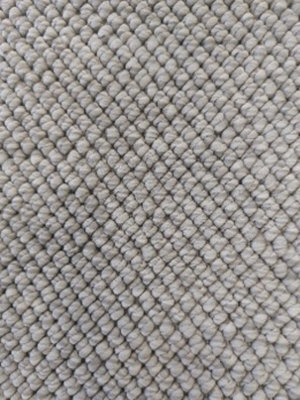Avior Washable Plain Living Room Area Rug - Loop Pile Pebble Design Grey 60Cm X 220Cm - image 1