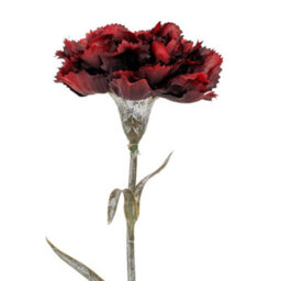 Hill Interiors Carnation Artificial Flower Burgundy (One Size) - thumbnail 3