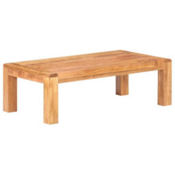 Berkfield Coffee Table 110X60X35 Cm Solid Acacia Wood In Honey Finish - thumbnail 7