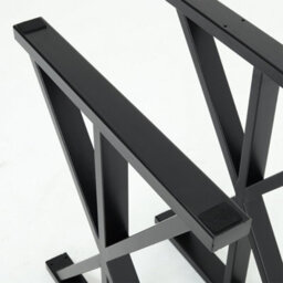 Garden Sanctuary Black Furniture Legs Metal Creative Table Legs L60 X W7 X H70Cm - thumbnail 4