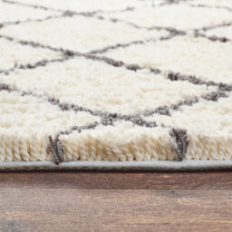 Geometric Shaggy Rug, Modern Rug, 25mm Thickness Moroccan Rug, Geometric Rug For Bedroom, & Dining Room-120Cm X 170Cm - thumbnail 2