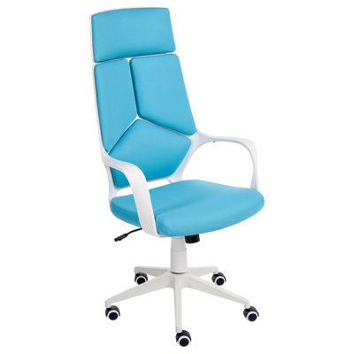 Beliani Office Chair Delight Ii Blue - image 1