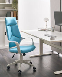 Beliani  Office Chair Delight Ii Blue - thumbnail 2