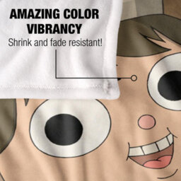 Over The Garden Wall Potatoes And Moles Silky Supersoft Blanket Multicoloured (152Cm X 127Cm) - thumbnail 4