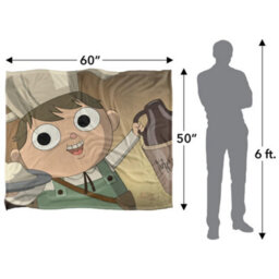 Over The Garden Wall Potatoes And Moles Silky Supersoft Blanket Multicoloured (152Cm X 127Cm) - thumbnail 5