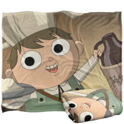 Over The Garden Wall Potatoes And Moles Silky Supersoft Blanket Multicoloured (152Cm X 127Cm) - thumbnail 2