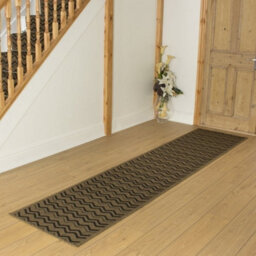 Chevron Hallway Runner Rug - Hardwearing, Non-Slip & Durable Carpet For Hall, Kitchen & Corridor - thumbnail 2