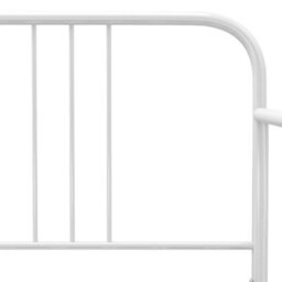 Vidaxl Sofa Bed Frame Without Mattress White Metal 90X200 Cm - thumbnail 9