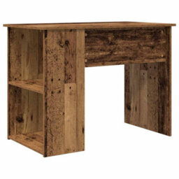 Berkfield Desk Old Wood 100X55X75 Cm Engineered Wood - thumbnail 6