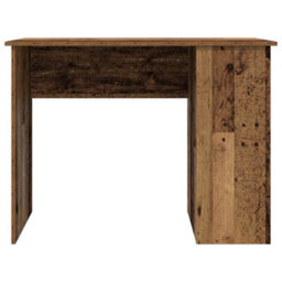 Berkfield Desk Old Wood 100X55X75 Cm Engineered Wood - thumbnail 4