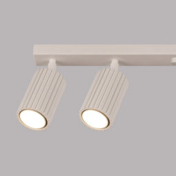 Sollux Lighting Karbon Aluminum Beige 6 Lights Minimalist Ceiling Light - thumbnail 6