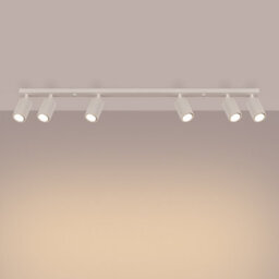 Sollux Lighting Karbon Aluminum Beige 6 Lights Minimalist Ceiling Light - thumbnail 3