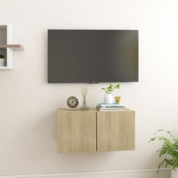 Berkfield Hanging Tv Cabinet Sonoma Oak 60X30X30 Cm - thumbnail 1