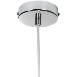 Beliani Pendant Lamp Blue Glass Bell Shade Retro Hanging Light, Adjustable Suspension, 22Cm Dia 76Cm H - thumbnail 6
