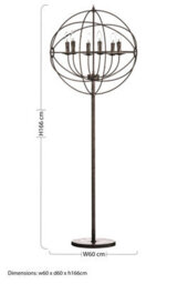 Orsina Orbital 6 Arm Floor Lamp - thumbnail 3