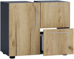 Vcm Wooden Bathroom Cabinet Flandu Drawer - thumbnail 2