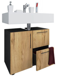 Vcm Wooden Bathroom Cabinet Flandu Drawer - thumbnail 1