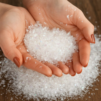 HSD Artificial Confetti Snow Iridescent 50G - Perfect For Christmas, Holiday & Party Decorations - image 1
