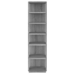 Berkfield Shoe Racks 2 Pcs Grey Sonoma 27.5X27X102 Cm Engineered Wood - thumbnail 4
