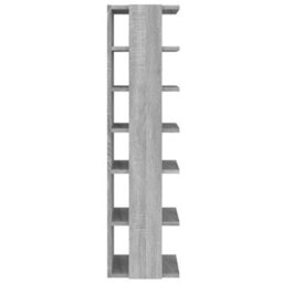 Berkfield Shoe Racks 2 Pcs Grey Sonoma 27.5X27X102 Cm Engineered Wood - thumbnail 5