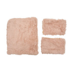 Darphe Camel 3Pcs Double Side Faux Mink Fleece Bedding Duvet Cover With 2 Pillowcases - thumbnail 8