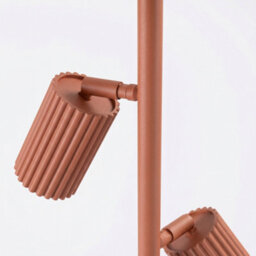 Sollux Lighting Karbon Aluminum Red Ochre 3 Lights Minimalist Floor Lamps - thumbnail 7